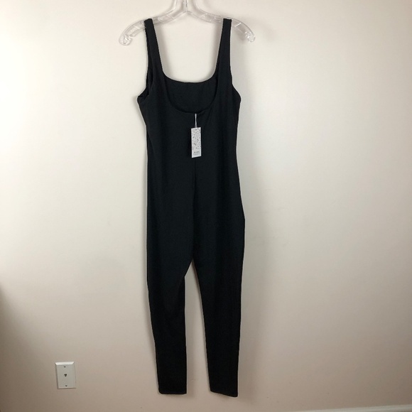 NWT Amazon black unitard with low scoop back L - Picture 10 of 12
